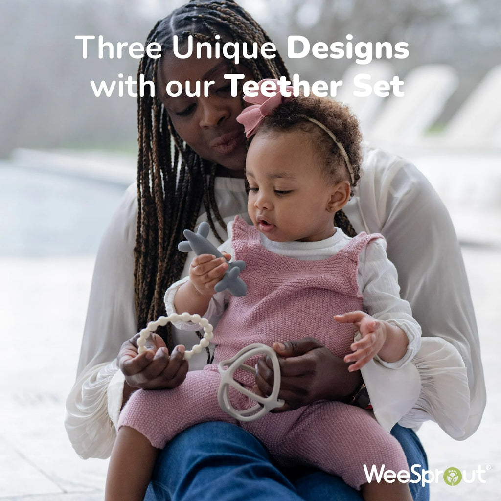 WeeSprout Teethers for Baby – Silicone Teething Toys