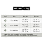 Gllquen Baby Sleep Sack Premium Organic Cotton Wearable Blanket (Grey Planet & Star, Small)