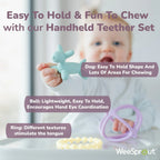 WeeSprout Teethers for Baby – Silicone Teething Toys