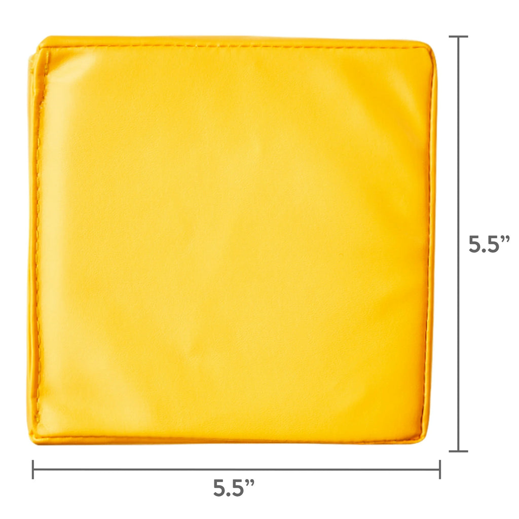 Organic Play Day Foam Blocks – Soft Faux Leather Set (9 Pieces)