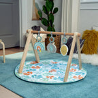 ity by Ingenuity Sun Valley Wooden Toy Arch & Play Mat (0–36 Months)