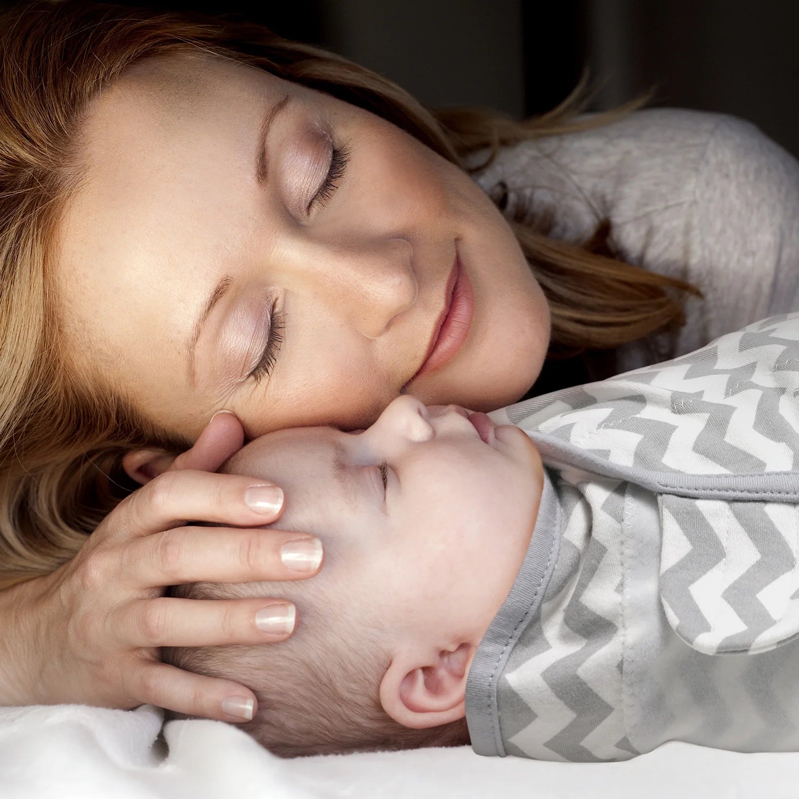 Gllquen Organic Cotton Swaddle Blanket Set – 4 Pack (Grey, 0–3 Months)