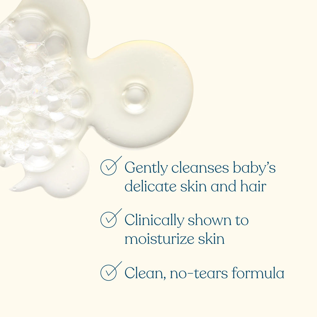 Pipette Tear-Free Baby Shampoo and Wash, Fragrance-Free (11.8 fl oz)